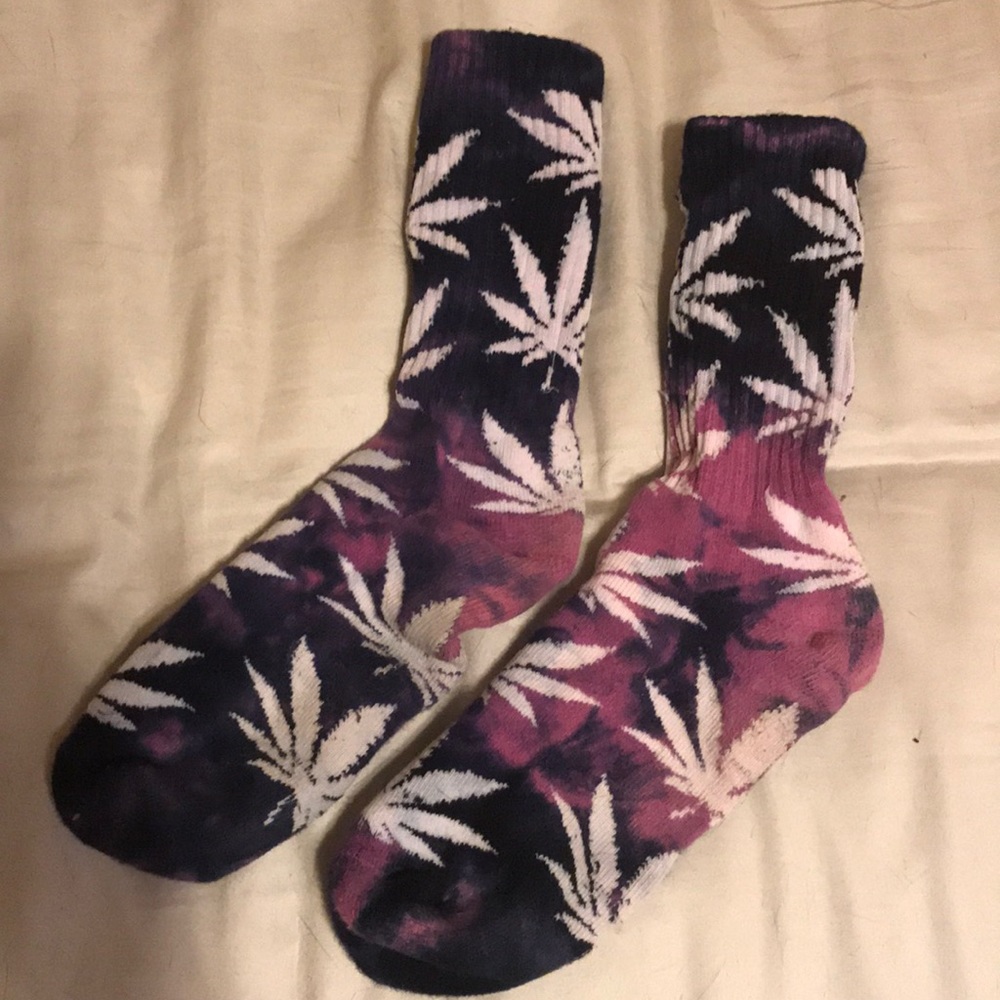 Tie-Dye Huf socks